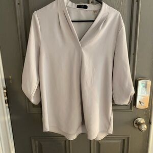 Tahari Women's Blouse - grey/silver